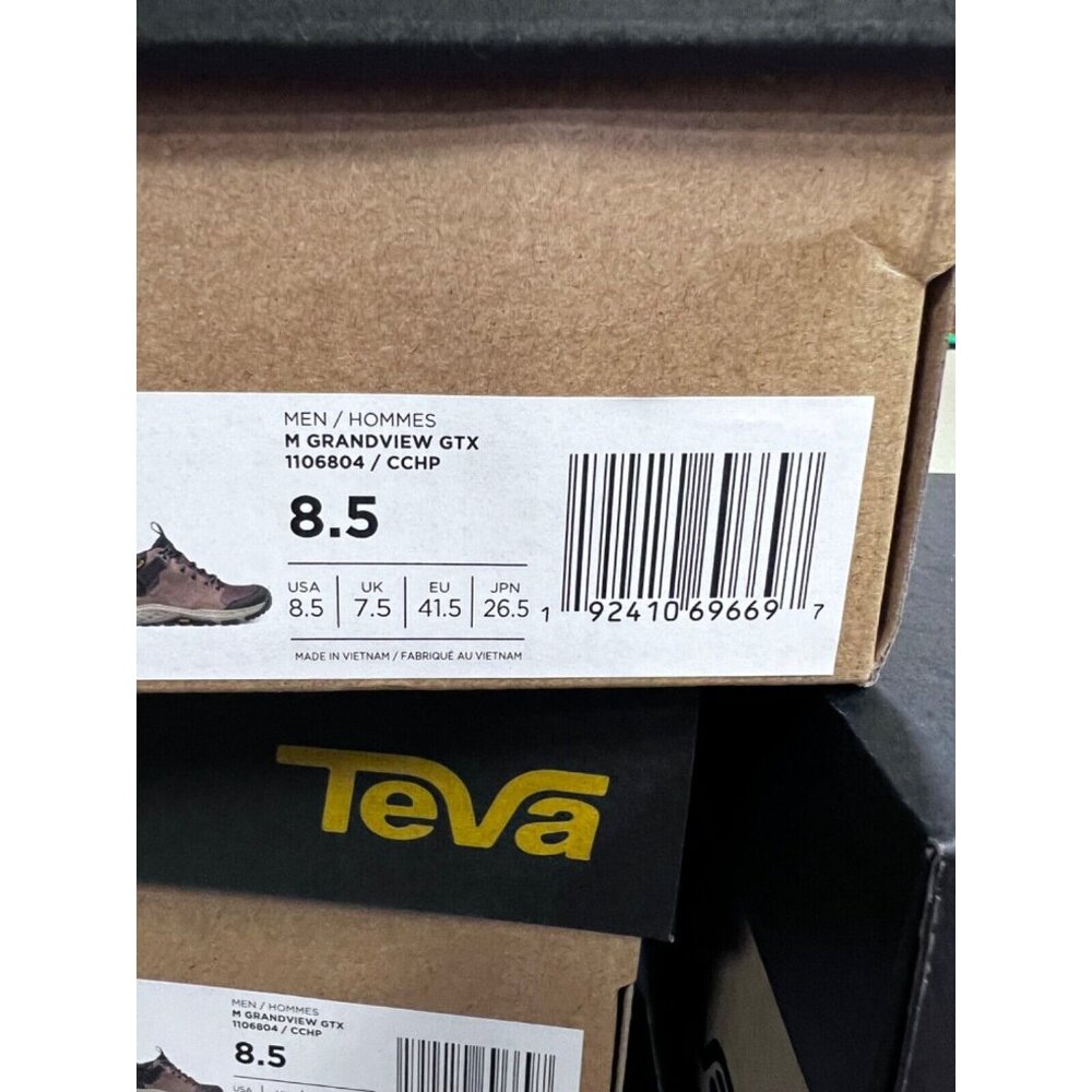 TEVA Men's Grandview GORE-TEX Hiking Boot Chocolate Chip New Sz. 8.5 US - Picture 6 of 9